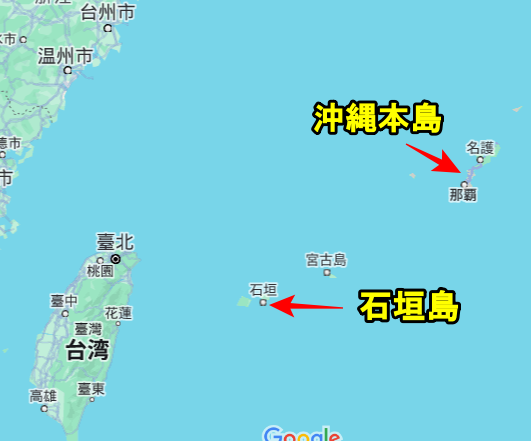 石垣島　地図
